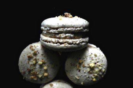 hazelnut macaron trio